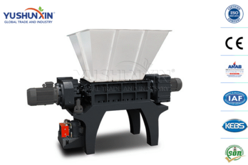Double Shafts Shredder for Solar Panels Recycling