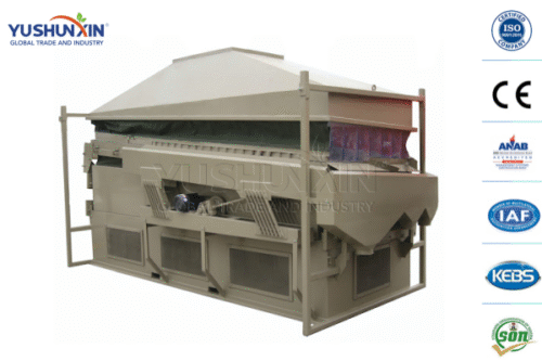 gravity separator for photovoltaic panels disposal